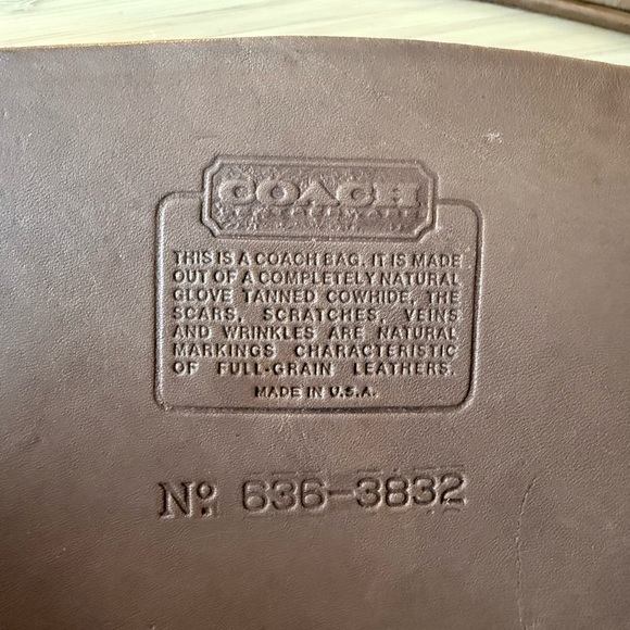 Coach Brown Leather Crossbody Bag - Picture 8 of 8